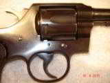 Colt Official Police .22Caliber 6" BBl. MFG 1953 Excellent in Original box Test target, Brush Handling the Handgun - 5 of 13