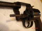 Colt Official Police .22Caliber 6" BBl. MFG 1953 Excellent in Original box Test target, Brush Handling the Handgun - 8 of 13