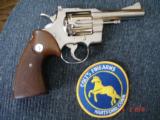 RARE Colt Trooper .357Mag.Bright Nickel ANIB MFG 1965 4