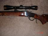 Browning Mod. 1885 Low wall Single shot falling block rifle .243Win. cal. MIB 3x9 Leupold scope - 3 of 10