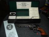 USFA Spec. Order SA B&C Dome Blue 5 1/2" BBl .45 Colt & .45 ACP BLK powder frame walnut - 3 of 14