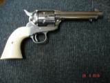 USFA China Camp SA .45 Colt MIB MFG 2002 5 1/2"BBL. Tru Ivory Stocks - 2 of 15