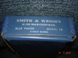 RARE S&W K-32 Masterpice MFG 1970 Lettered MIB TH,TT,TS 6" - 3 of 15