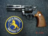 Colt Diamondback Blue 4" BBl. MINT MFG 1976 Target stocks - 1 of 11