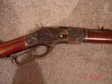 Uberti Mod. 1873 Rifle Cabela Spec. 30"Oct.BBl..44/40Win. Case Color rec. Mint - 3 of 15