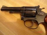 S&W 4-Screw .22/.32 Kit Gun Model of 1953 4" BBL.Flat Latch I-Frame Excellent - 7 of 14