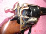Rare USFA Bisley SA Revolver .45Colt Turnbull Bone Case colors Dome Blue 4 3/4" BBl. new unfired Walnut stocks No Box - 12 of 15