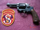 .32 Hand Ejector Regulation Police Pre-war D/A Revolver .32S&W Long 3 1/4"BBl. Excellent I-frame - 1 of 15