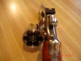 S&W Mod.57 No dash Bright Nickel 4"BBl. MINT in Presentation case MFG 1976 Papers and tools - 8 of 10