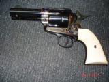 USFAPremium Sheriff Model .45 Colt B&C with Rare 3 1/2" BBl. and Ejector White Checkered Stocks As New in Original Box MFG Nov. 2007- 2 of 15