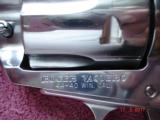 Ruger Vaquero Bright Stainless in .44/40 Win.4 5/8"BBl. MFG 1996? Mint All original with 2-piece Walnut stocks - 6 of 8