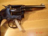 S&W Lady Smith l st. Model .22 hand Ejector M-frame Blue 3" BBl.
MFG1902 Excellent In Original Box Hard Rubber Grips - 6 of 15