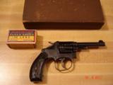 S&W Lady Smith l st. Model .22 hand Ejector M-frame Blue 3" BBl.
MFG1902 Excellent In Original Box Hard Rubber Grips - 3 of 15