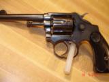 S&W Lady Smith l st. Model .22 hand Ejector M-frame Blue 3" BBl.
MFG1902 Excellent In Original Box Hard Rubber Grips - 5 of 15
