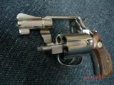 S&W Model 37 Chief's special Airweight Flat latch Bright Nickel MFG 1962 2" BBl. .38 Spec. Cal. Steel Cyl. MINT - 3 of 11
