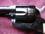Rare USFA 12/22 SA Revolver ANIB MFG 2006
Full Dome Blue Old ivory Stocks 5 1/2" BBl. .22LR Cal. - 6 of 11