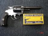 Colt Police Positive Spec.
5"BBl. MFG 1922 Mint .38Special Cal. Black Hard Rubber Stocks - 2 of 10