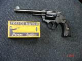 Colt Police Positive Spec.
5"BBl. MFG 1922 Mint .38Special Cal. Black Hard Rubber Stocks - 1 of 10