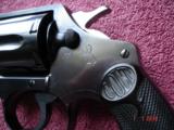 Colt Police Positive Spec.
5"BBl. MFG 1922 Mint .38Special Cal. Black Hard Rubber Stocks - 3 of 10