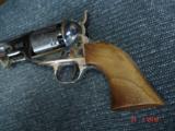Rare USFA 1851 US Navy Revolver .36Cal. Percussion 7 1/2" Oct bbl. NIB Smooth walnut Stocks Original Box Etc. Very Fee Made! - 14 of 15