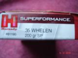 Hornady Superformance .35 Whelen 200Gr. Soft point Rifle Ammo
New 20 rnd. boxes - 2 of 4