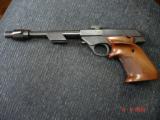 HI-Std. 102 Supermatic Citation (Space Gun)
Rare 8" BBl. Near Mint MFG 1958 Hamden,Ct. .22LR. Custom walnut target Stocks - 1 of 15