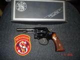 Rare S&W Mod. 45-2 MP Post Office.22LR. Revolver 1 of 500 MFG19624"BBl Original Box, Lettered, Excellent, Magna Stocks Numbered to Rev. - 1 of 15