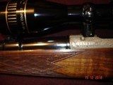 Anschutz Very Rare Model 1533 Mannlicher Carbine Factory Engraved Silver Rec. .222Rem. Cal. Mint MFG 1975 - 10 of 15