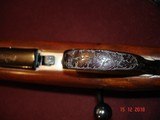 Anschutz Very Rare Model 1533 Mannlicher Carbine Factory Engraved Silver Rec. .222Rem. Cal. Mint MFG 1975 - 11 of 15