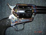 USFA
US Premium Grade .38 WCF SA Revolver Engraved cylinder NIB Turnbull
Bone Case colors 5 1/2" BBl. Armory Blue Hard to find
Model - 11 of 15