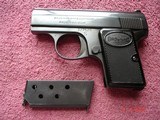 Browning Baby .25 ACP
Semi-Auto Pistol MFG 1965 Mint 2"BBl. Blue, Black Checkered Stocks. - 4 of 13