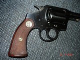 Colt Pre-War Police Positive Special Blue Mint Over all Original Condition 4"BBl. .38 Spec.Checkered Walnut Stocks Silver Medallions MFG 1928 - 12 of 14