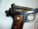 Very Rare S&W
4th Model Straight Line Single Shot 10"BBl Target Pistol .22LR Blue MFG 1929? 1 of 1870 made Excellent Original Over all Walnut st - 10 of 15