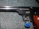 Very Rare S&W
4th Model Straight Line Single Shot 10"BBl Target Pistol .22LR Blue MFG 1929? 1 of 1870 made Excellent Original Over all Walnut st - 15 of 15