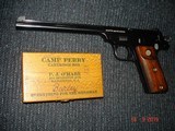 Very Rare S&W
4th Model Straight Line Single Shot 10"BBl Target Pistol .22LR Blue MFG 1929? 1 of 1870 made Excellent Original Over all Walnut st - 1 of 15