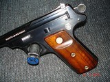 Very Rare S&W
4th Model Straight Line Single Shot 10"BBl Target Pistol .22LR Blue MFG 1929? 1 of 1870 made Excellent Original Over all Walnut st - 4 of 15