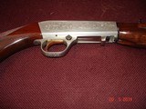 Browning .22 semi-auto takedown .22LR Grade II Rifle Mint in original box MFG 1987 Dark Fancy Walnut ,Great Hand chased Engraving - 10 of 15