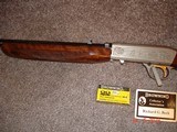 Browning .22 semi-auto takedown .22LR Grade II Rifle Mint in original box MFG 1987 Dark Fancy Walnut ,Great Hand chased Engraving - 2 of 15