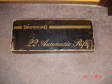 Browning .22 semi-auto takedown .22LR Grade II Rifle Mint in original box MFG 1987 Dark Fancy Walnut ,Great Hand chased Engraving - 13 of 15