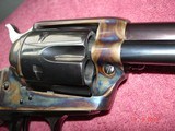 USFA Premium SA B&C 7 1/2"BBl.
.45 Colt
Excellent in Box , papers ,Sock Original Blk. Stocks and a Beautiful
Set of Elk Stags Stocks. - 8 of 13