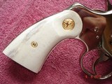 Colt Python 4"BBl. Bright Nickel MFG 1976 Excellent,Two sets of Grips Super Vintage Python - 14 of 15