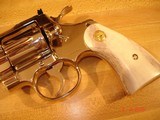 Colt Python 4"BBl. Bright Nickel MFG 1976 Excellent,Two sets of Grips Super Vintage Python - 6 of 15