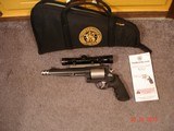 S&W Mod. 500 Comp. Hunter Performance Center 1 of 500 MFG 7 1/2" BBl. 500 S&W Magnum Mint in Factory Rug Millert Sights and Nikon Scope MFG 2005 - 1 of 12