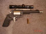 S&W Mod. 500 Comp. Hunter Performance Center 1 of 500 MFG 7 1/2" BBl. 500 S&W Magnum Mint in Factory Rug Millert Sights and Nikon Scope MFG 2005 - 3 of 12