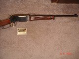 Browning Mod. 81 BLR Lever Action Very Hard to find .358 Win. Cal. Near Mint, MFG 1985 20" BBl. - 7 of 13