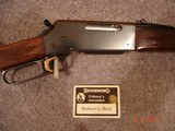Browning Mod. 81 BLR Lever Action Very Hard to find .358 Win. Cal. Near Mint, MFG 1985 20" BBl. - 8 of 13