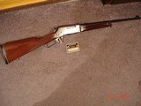 Browning Mod. 81 BLR Lever Action Very Hard to find .358 Win. Cal. Near Mint, MFG 1985 20" BBl. - 5 of 13