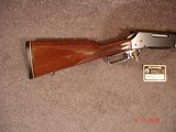 Browning Mod. 81 BLR Lever Action Very Hard to find .358 Win. Cal. Near Mint, MFG 1985 20" BBl. - 6 of 13