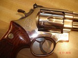 S&W Model 57 .41 Magnum Bright Nickel N-Frame MFG 1980 6"BBl. Mint TS,TT,TH Red Ramp White Outline Front sight - 7 of 12