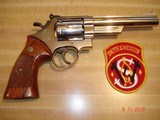 S&W Model 57 .41 Magnum Bright Nickel N-Frame MFG 1980 6"BBl. Mint TS,TT,TH Red Ramp White Outline Front sight - 12 of 12